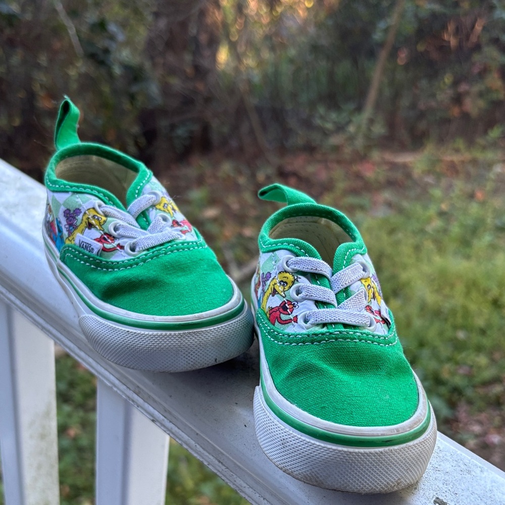 Green Vans x Sesame St